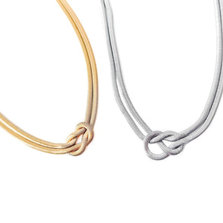 Talia Tied Necklace - WATERPROOF-Necklace-Pretty Simple