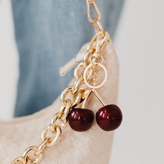 Bag Accessories-Cherry Bag Charm-Pretty Simple