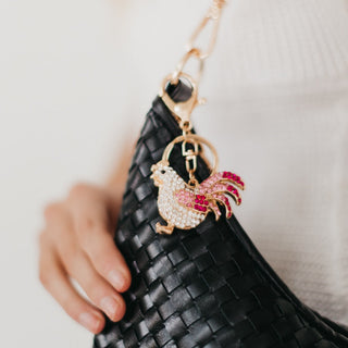 Bag Accessories-Southern Girl Chicken Bag Charm-Pretty Simple