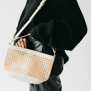 Tote Bag-Bryce Woven Bucket Bag-Pretty Simple