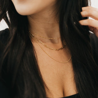 Charleston Chain Layered Necklace-Necklace-Pretty Simple