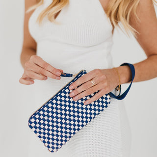 Emma Woven Clutch Wristlet-Wallet-Pretty Simple