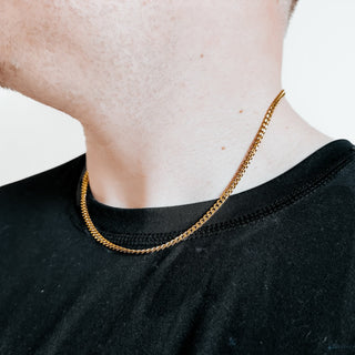 Necklace-Enzo L'uomo Mens Collection Chain Necklace-Pretty Simple