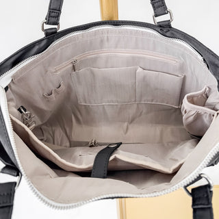 Nina Nylon Organizer Tote Bag-Tote Bag-Pretty Simple