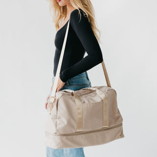 Tote Bag-Nissa Nylon Weekender Bag-Pretty Simple