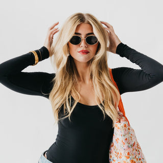 Sunglasses-Opal Oval Sunglasses-Pretty Simple