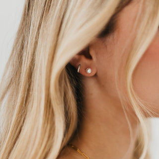 Earrings-Perfection Pearl Stud Earrings-Pretty Simple