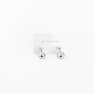 Earrings-Bev Ball Drop Earrings - WATERPROOF-Pretty Simple