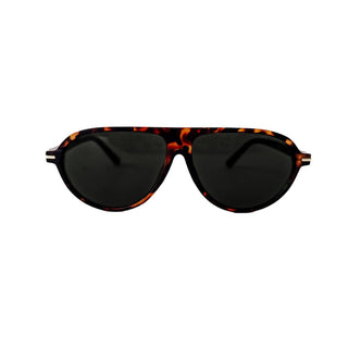 Sunglasses-Retro Oval Flat Sunglasses-Pretty Simple