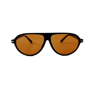 Sunglasses-Retro Oval Flat Sunglasses-Pretty Simple