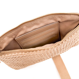 Rome Raffia Clutch Card Wallet Wristlet-Wallet-Pretty Simple