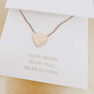 Sweet Heart Gift Necklace - WATERPROOF-Pretty Simple