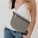 Woven Checkered Black