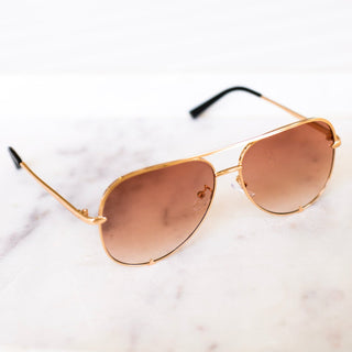 Alexa Aviator Frame Sunglasses- Wholesale - Pretty Simple