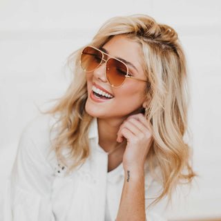 Alexa Aviator Frame Sunglasses- Wholesale - Pretty Simple