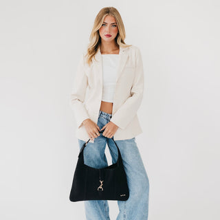 Amie Snake Embossed Shoulder Bag-Shoulder Bag-Pretty Simple