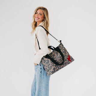 Chelsie Canvas Printed Tote-Tote Bag-Pretty Simple