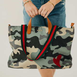 Chelsie Canvas Printed Tote-Tote Bag-Pretty Simple