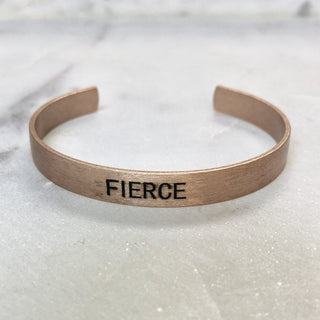 Choose your Word - Brushed Copper Cuff- Wholesale - Pretty Simple