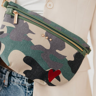 Colby Canvas Printed Bum Bag-Bum Bag-Pretty Simple