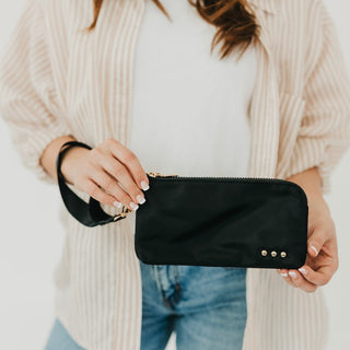 Cove Double Zip Nylon Wristlet Wallet Wholesale-Wristlet-Pretty Simple