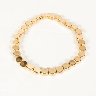 Cultured Coin Stretch Bracelet- Wholesale - Pretty Simple