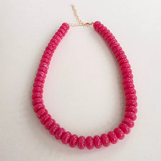 Dana Donut Bead Necklace-Necklace-Pretty Simple