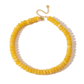 Dana Donut Bead Necklace-Necklace-Pretty Simple