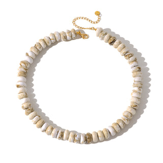 Dana Donut Bead Necklace-Necklace-Pretty Simple