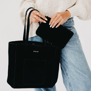 Dawn Suede Carryall Tote-Tote Bag-Pretty Simple