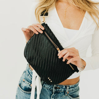 Bum Bag-Diagonal Woven Westlyn Bum Bag-Pretty Simple