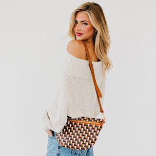 Diagonal Woven Westlyn Bum Bag - NEW!!!-Bum Bag-Pretty Simple