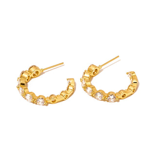 Darling Delight Hoop Earrings - WATERPROOF-Earrings-Pretty Simple