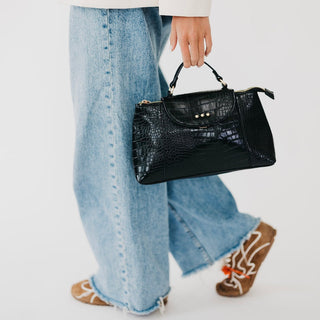 Crossbody Bag-Elena Croc Embossed Crossbody-Pretty Simple