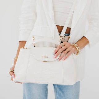 Crossbody Bag-Elena Croc Embossed Crossbody-Pretty Simple