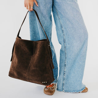 Evie Suede Hobo Shoulder Bag-Shoulder Bag-Pretty Simple