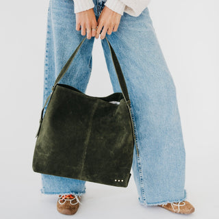 Evie Suede Hobo Shoulder Bag-Shoulder Bag-Pretty Simple