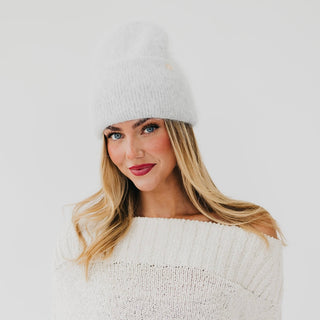Fifi Fluffy Angora Beanie-Beanie-Pretty Simple