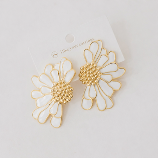 Florence Flower Earrings - WATERPROOF-Earrings-Pretty Simple
