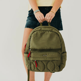 Go-To Organized Puffer Nylon Backpack-Backpack-Pretty Simple