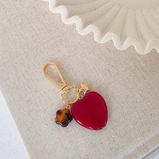 Heart Cluster Bag Charm-Bag Accessories-Pretty Simple