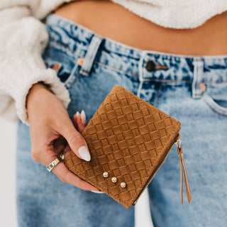Kat Suede Wallet-Wallet-Pretty Simple