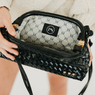 Lacy Woven Frame Crossbody Bag-Crossbody Bag-Pretty Simple