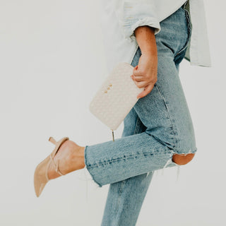 Lenni Large Zip Woven Wallet-Wallet-Pretty Simple