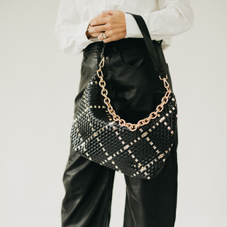 Shoulder Bag-Sienna Slouchy Woven Shoulder Bag - LIVE SALE-Pretty Simple