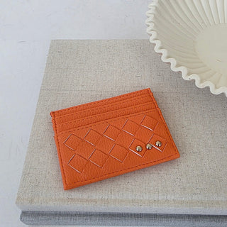 Mariah Woven Small Card Holder Wallet-Wallet-Pretty Simple