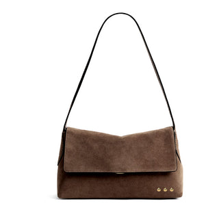 Miranda Suede Flap Crossbody-Crossbody Bag-Pretty Simple