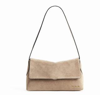 Miranda Suede Flap Crossbody-Crossbody Bag-Pretty Simple