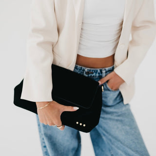 Miranda Suede Flap Crossbody-Crossbody Bag-Pretty Simple