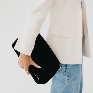 Miranda Suede Flap Crossbody-Crossbody Bag-Pretty Simple